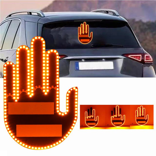 LED car middle finger